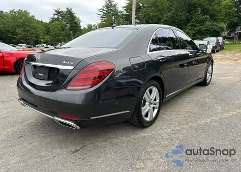 2018 Mercedes-Benz S 450 4Matic from USA, damaged, VIN WDDUG6EB7JA358286
